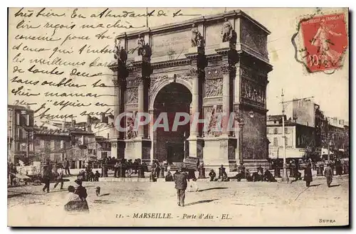 Cartes postales Marseille Porte d'Aix