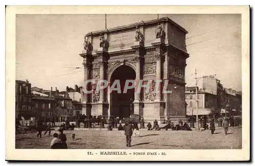 Cartes postales Marseille la Porte d'Aix