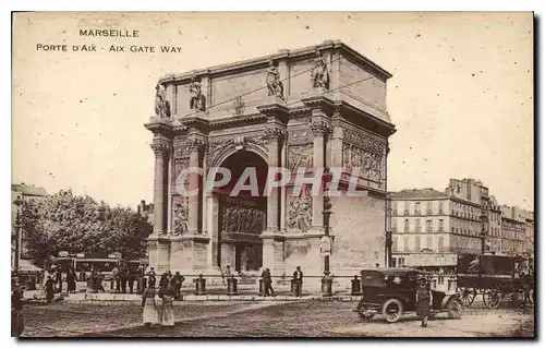 Cartes postales Marseille Porte d'Aix