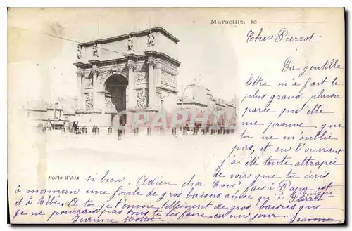 Cartes postales Marseille Porte d'Aix