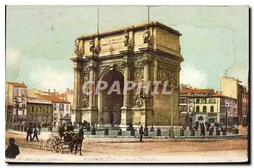 Ansichtskarte AK Marseille L'Arc de Triomphe