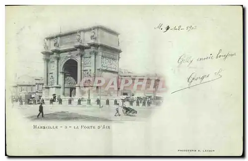 Cartes postales Marseille La Porte d'Aix