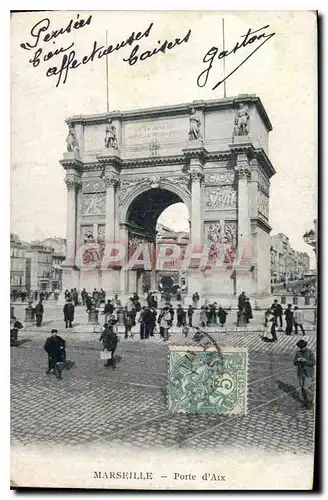 Cartes postales Marseille Porte d'Aix