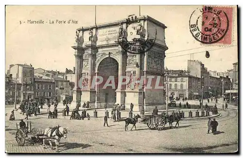 Cartes postales Marseille La Porte d'Aix