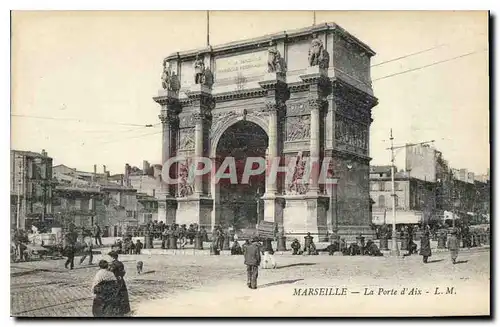 Cartes postales Marseille La Porte d'Aix