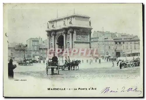 Cartes postales Marseille La Porte d'Aix