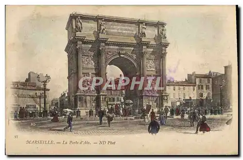 Cartes postales Marseille La Porte d'Aix