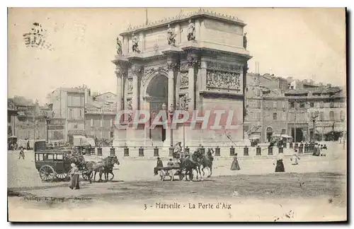 Cartes postales Marseille La Porte d'Aix