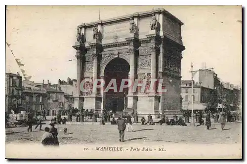 Cartes postales Marseille Porte d'Aix