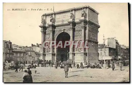 Cartes postales Marseille Porte d'Aix