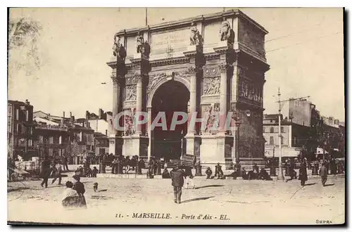 Ansichtskarte AK Marseille Porte d'Aix