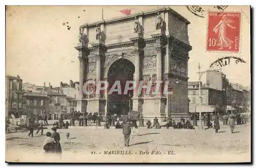 Cartes postales Marseille Porte d'Aix