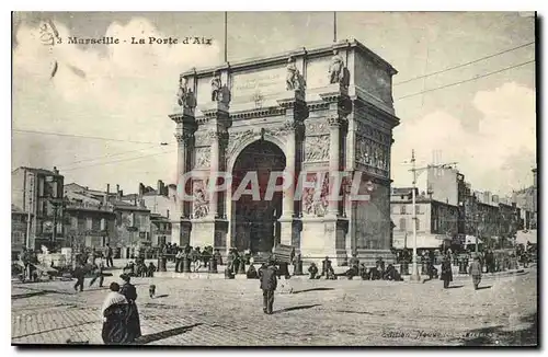 Cartes postales Marseille La Porte d'Aix