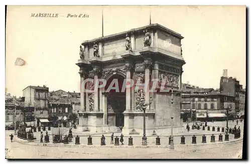 Cartes postales Marseille Porte d'Aix