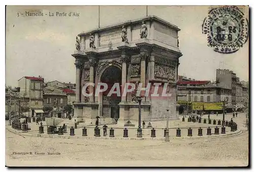 Cartes postales Marseille La Porte d'Aix