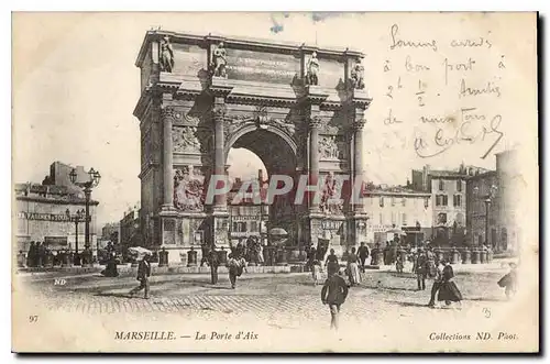 Cartes postales Marseille La Porte d'Aix