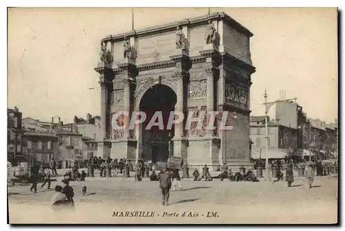 Cartes postales Marseille Porte d'Aix