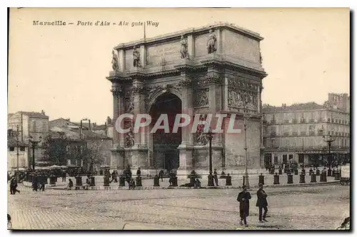 Cartes postales Marseille Porte d'Aix