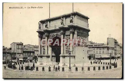 Cartes postales Marseille La Porte d'Aix