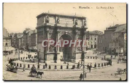 Cartes postales Marseille La Porte d'Aix