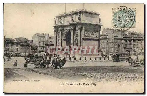 Cartes postales Marseille La Porte d'Aix