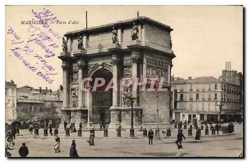 Cartes postales Marseille Porte d'Aix