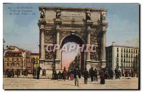 Cartes postales Marseille L'Arc de Triomphe