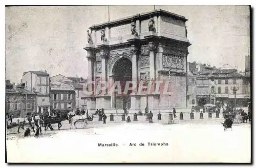 Cartes postales Marseille Arc de Triomphe