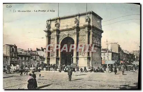 Cartes postales Marseille La Porte d'Aix