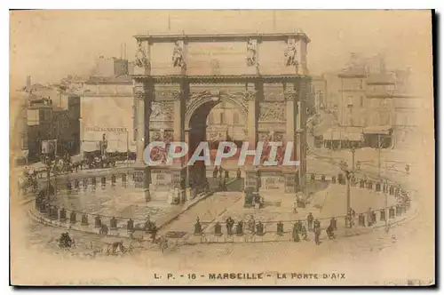 Cartes postales Marseille La Porte d'Aix