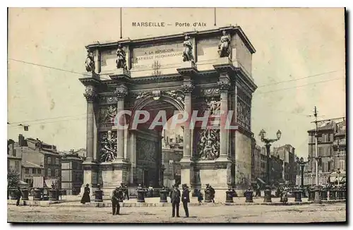 Cartes postales Marseille Porte d'Aix