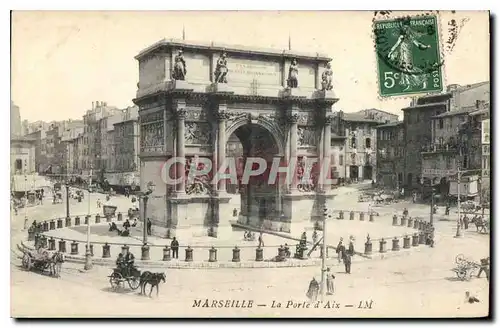 Cartes postales Marseille La Porte d'Aix