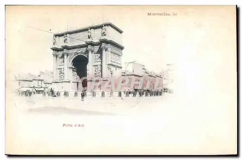 Cartes postales Marseille Porte d'Aix