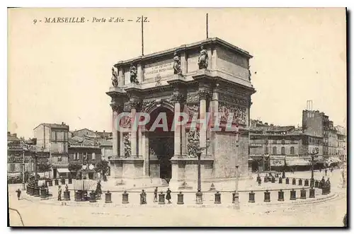 Cartes postales Marseille Porte d'Aix