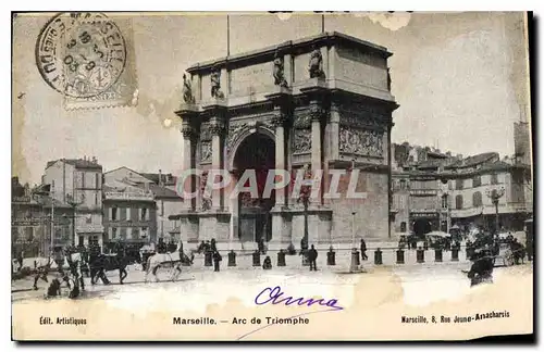 Cartes postales Marseille Arc de Triomphe