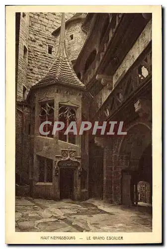 Cartes postales Haut Koenigsburg Le Grand Escalier