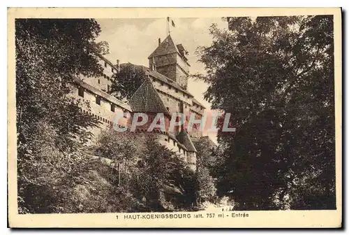 Cartes postales Haut Koenigsburg Entree