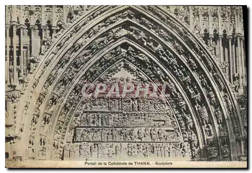 Ansichtskarte AK Portail de la Cathedrale de Thann