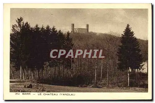 Cartes postales Barr Le Chateau D'Andlau