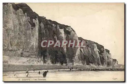 Cartes postales Dieppe Les Falaises