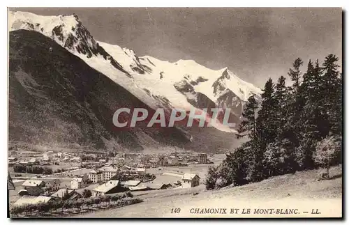 Cartes postales Chamonix et le Mont Blanc