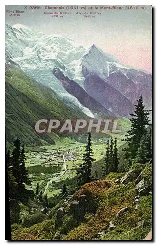 Cartes postales Chamonix et le Mont Blanc