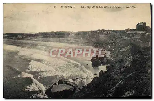 Cartes postales Biarritz La Plage de la Chambre d'Amour