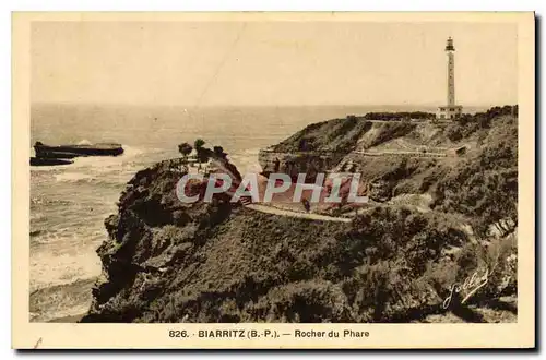 Cartes postales Biarritz Rocher du Phare