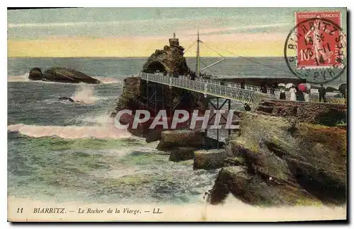 Cartes postales Biarritz Le Rocher de la Vierge