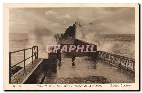 Cartes postales Biarritz Le Pont du Rocher de la Vierge