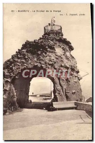 Cartes postales Biarritz Le Rocher de la Vierge