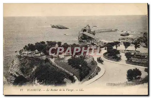 Cartes postales Biarritz Le Rocher de la Vierge