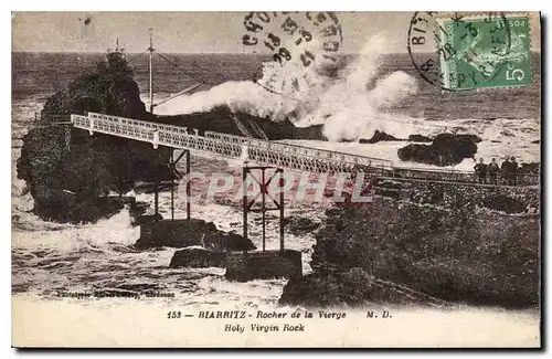 Cartes postales Biarritz Rocher de la Vierge