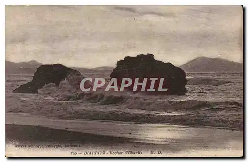 Cartes postales Biarritz Rocher d'Ilbaritz